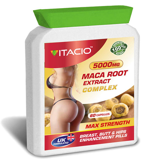 Maca Root 10:1 Extract Complex 5000mg Breast Buttocks And Hips Enhancement Pills