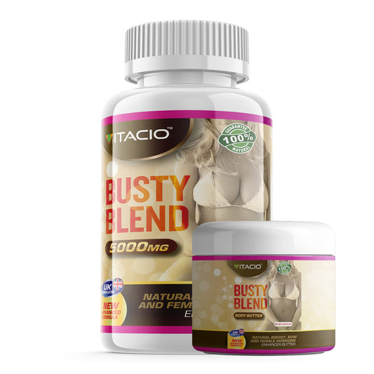 Busty Blend Combo Set A synergistic combination of cream and capsules