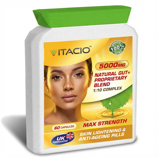 Natural GUT+ 5,000mg Extract 1:10 Complex – Skin Radiance & Wellness Capsules