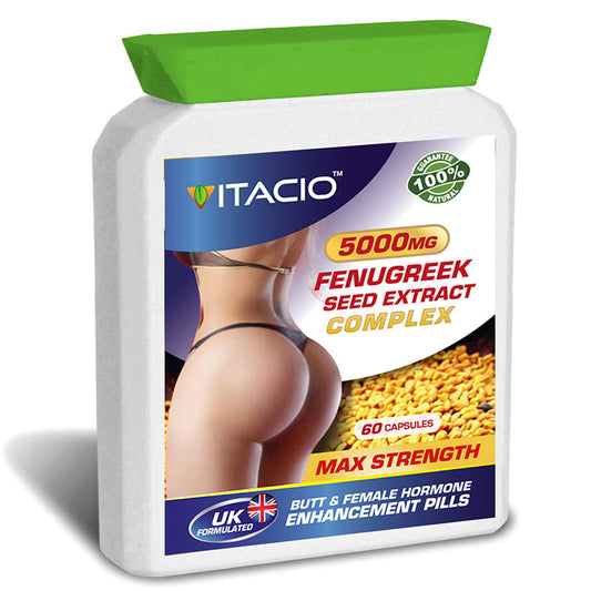 Fenugreek Seed 10:1 Extract Complex 5000mg Natural Bum And Hips Enhancement Pills