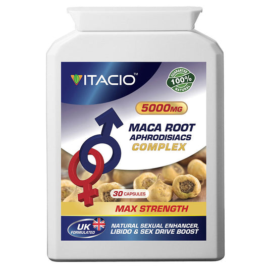 Maca Root Aphrodisiac 10:1 Extract Complex 5000mg Sex Aid Pills