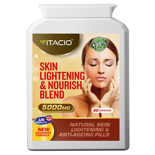 Skin Lighting And Nourish Blend 10:1 Extract 5000mg Toning And Anti-Ageing Pills