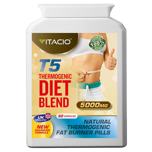 T5 Thermogenic Diet Blend 10:1 Extract 5000mg Slimming & Weight Loss Pills