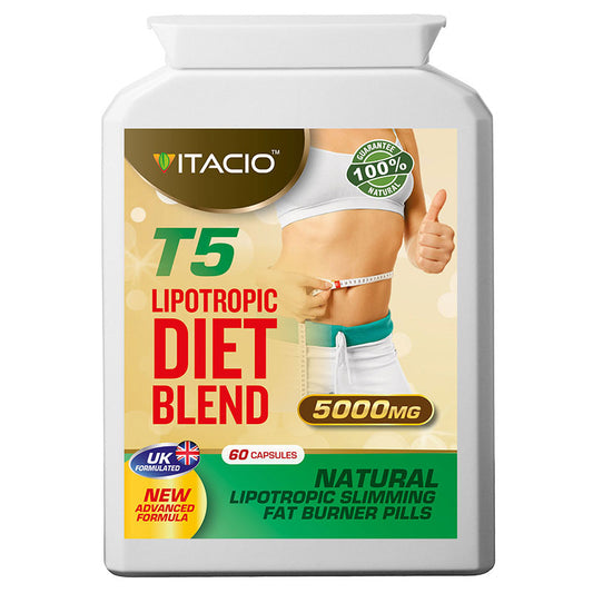 T5 Lipotropic Diet Blend 10:1 Extract 5000mg Slimming & Weight Loss Pills